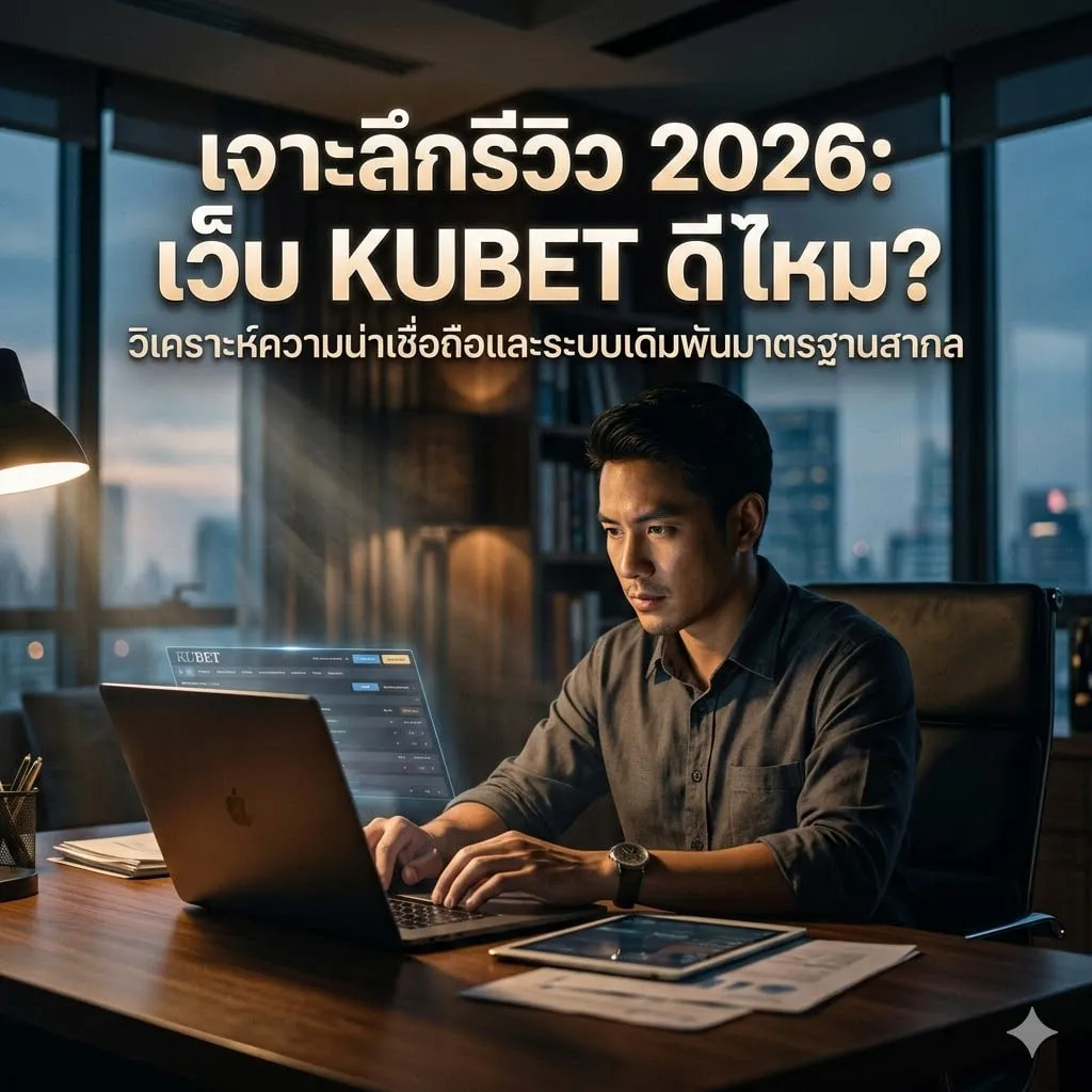 เจาะลึกรีวิว 2026: เว็บ kubet ดี ไหม? วิเคราะห์ความน่าเชื่อถือและระบบเดิมพันมาตรฐานสากล